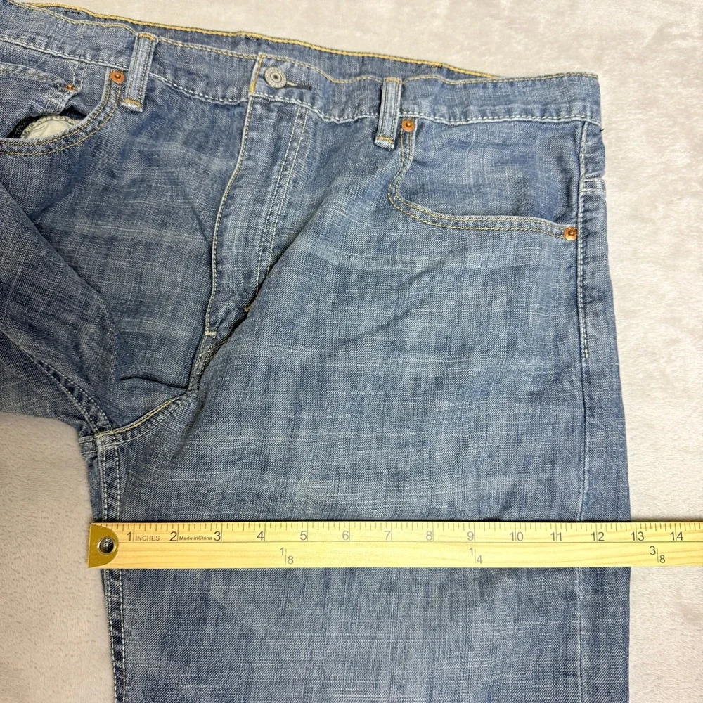Levis 569 Loose Straight Jeans Mens 38x34 (Fit 39x32) Blue Baggy Streetwear EUC